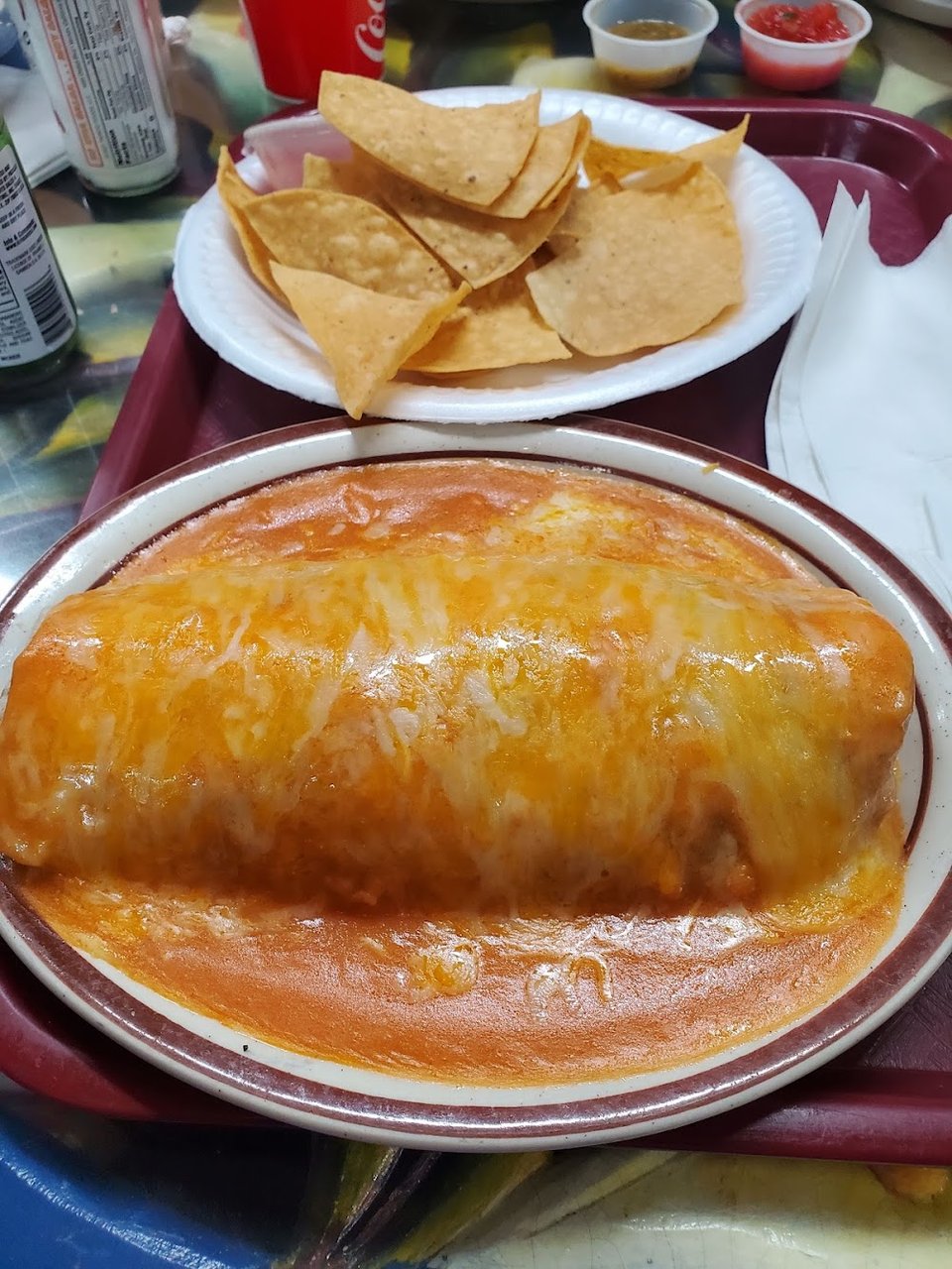 Chile Relleno & Cheese Enchilada